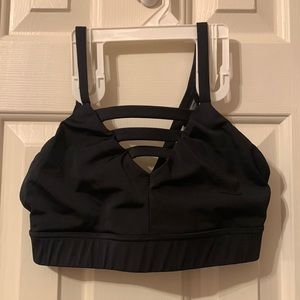 Balera black dance sports bra size small